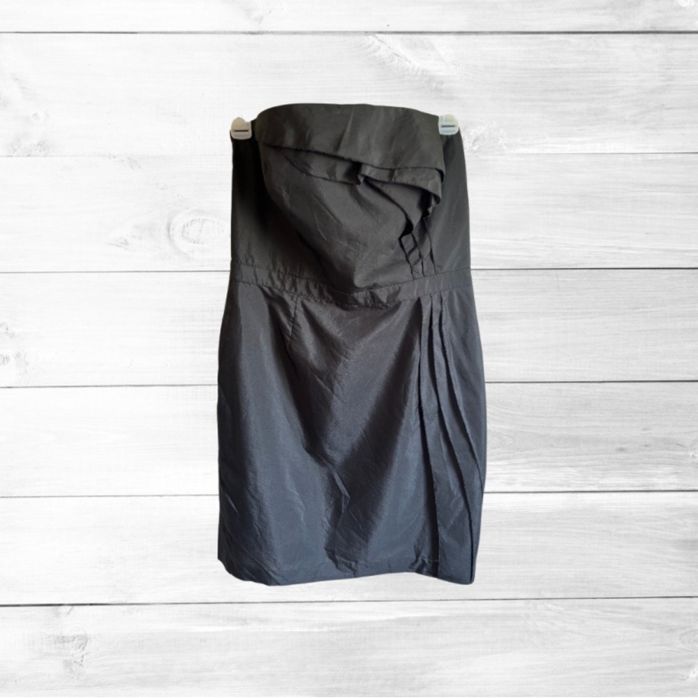 Ann Taylor Loft Strapless Black Dress, size 8